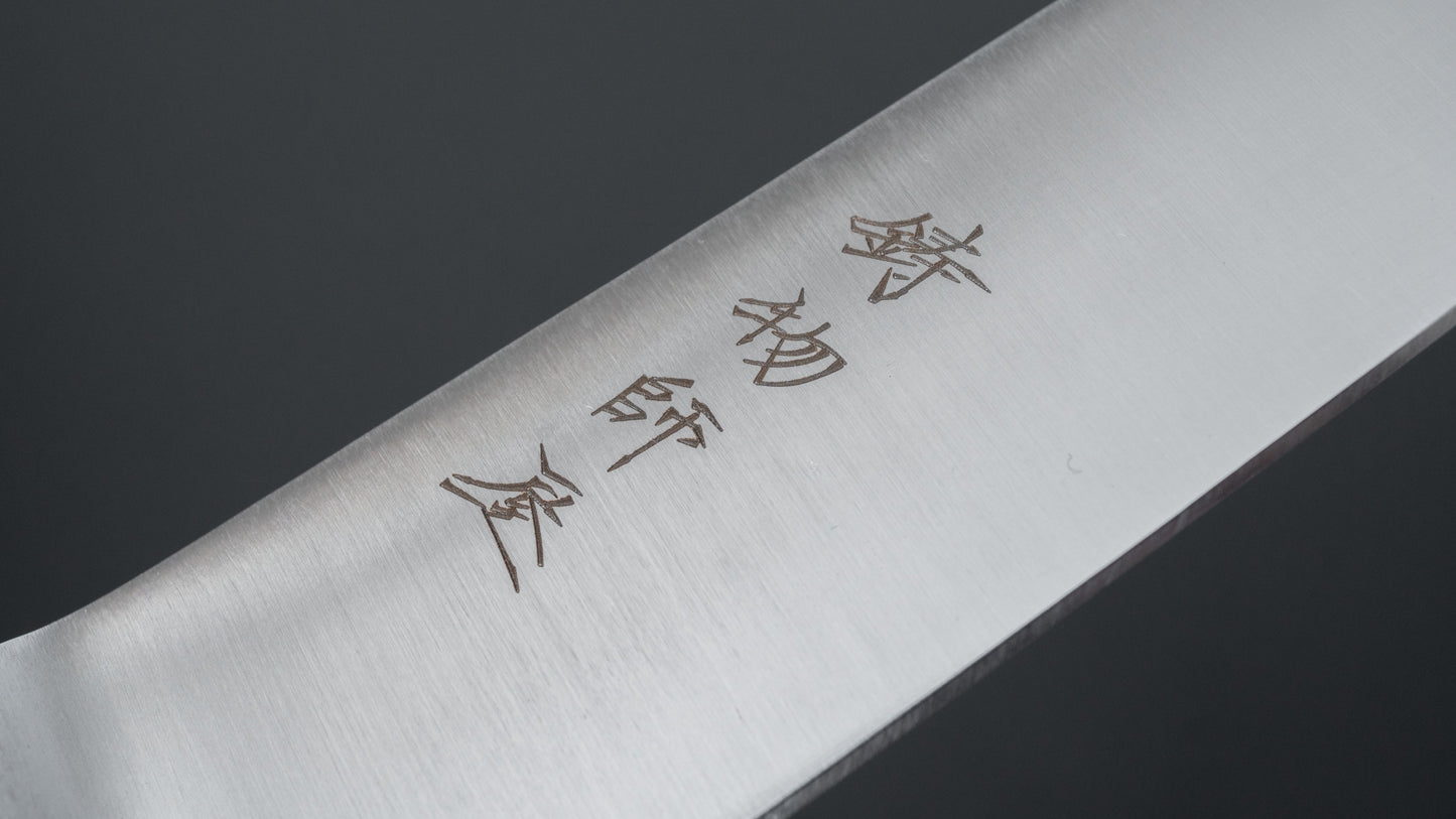 Hitohira Imojiya KF Stainless Petty 180mm Pakka Handle