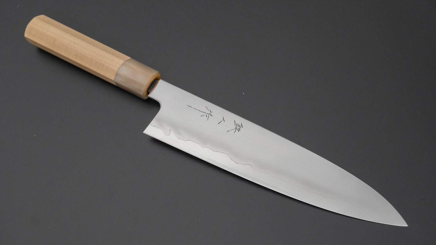 Tetsujin Silver #3 Ukiba Gyuto 210mm Ho Wood Handle
