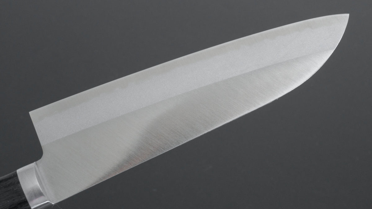 Hitohira Imojiya MZ Blue #2 Stainless Clad Santoku 145mm Pakka Handle