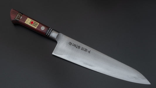 Kogetsu Wit #1 Gyuto 210 mm wijnpakka-handvat