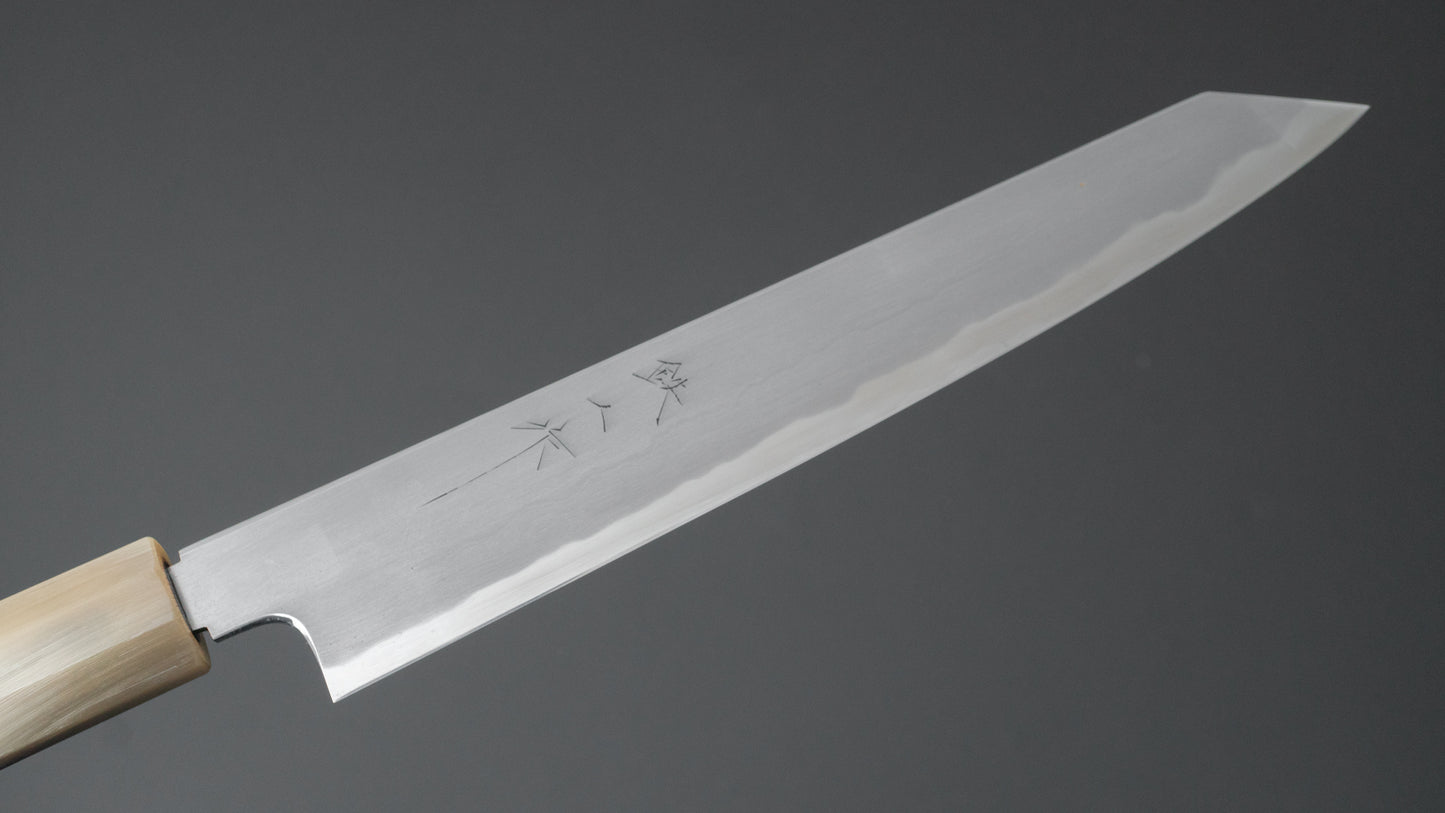 Tetsujin Blue #2 Kasumi Kiritsuke Sujihiki 210 mm Taihei houten handvat