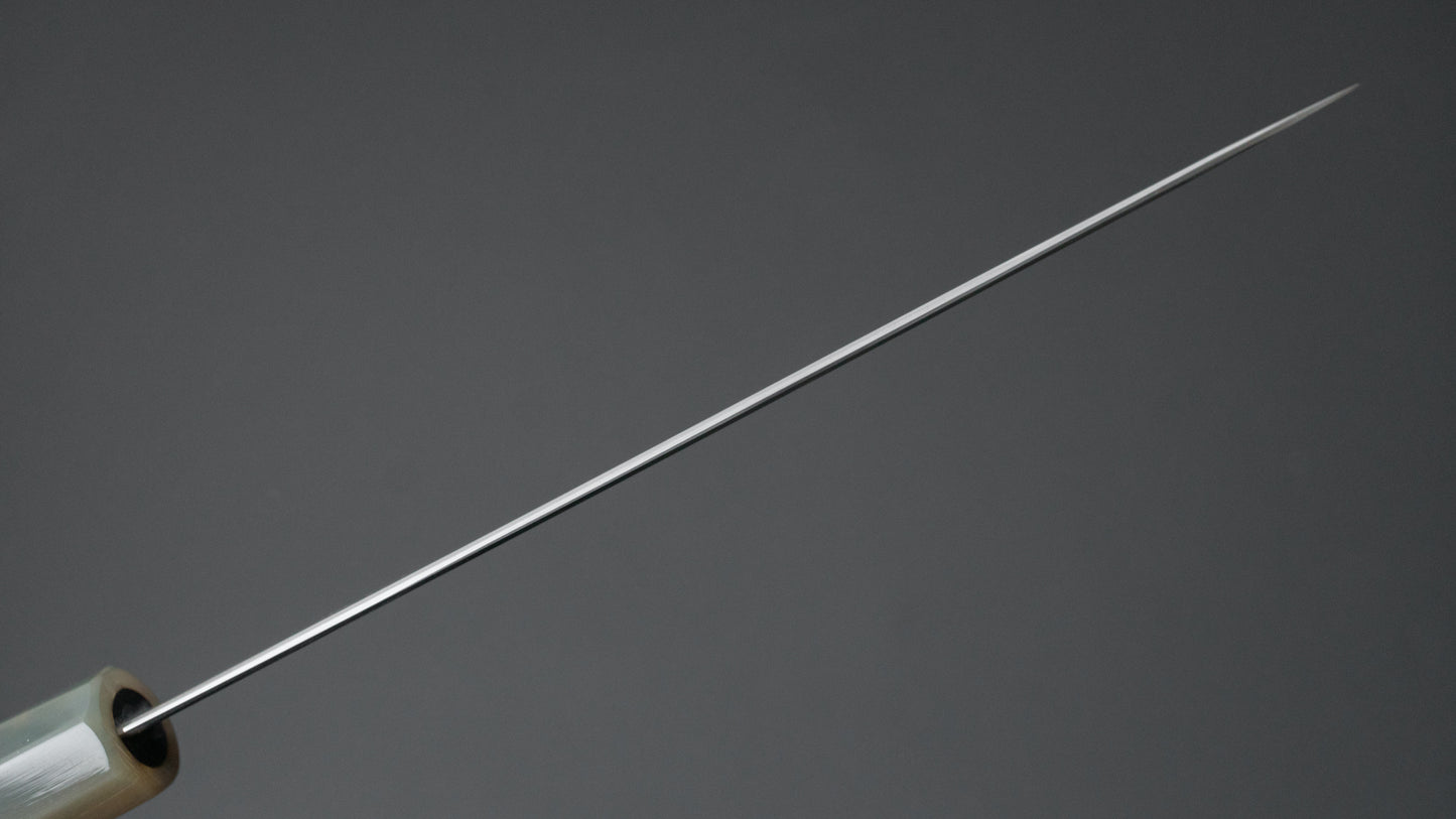 Hitohira Togashi Blue #1 Stainless Clad Migaki Petty 165mm Taihei Ebony Handle