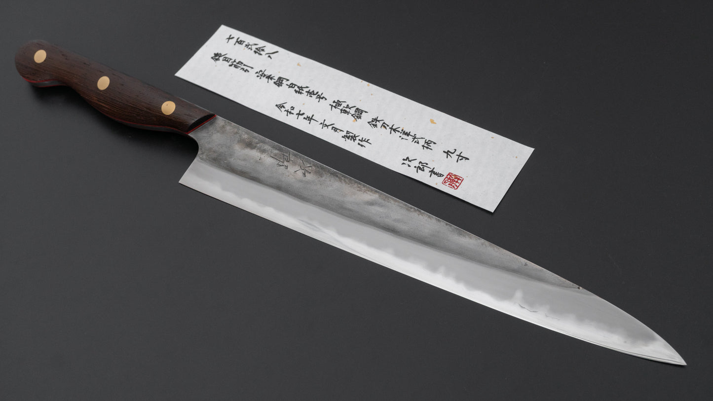 Jiro Tsuchime Yo Sujihiki 270mm Tagayasan Handle (#728)