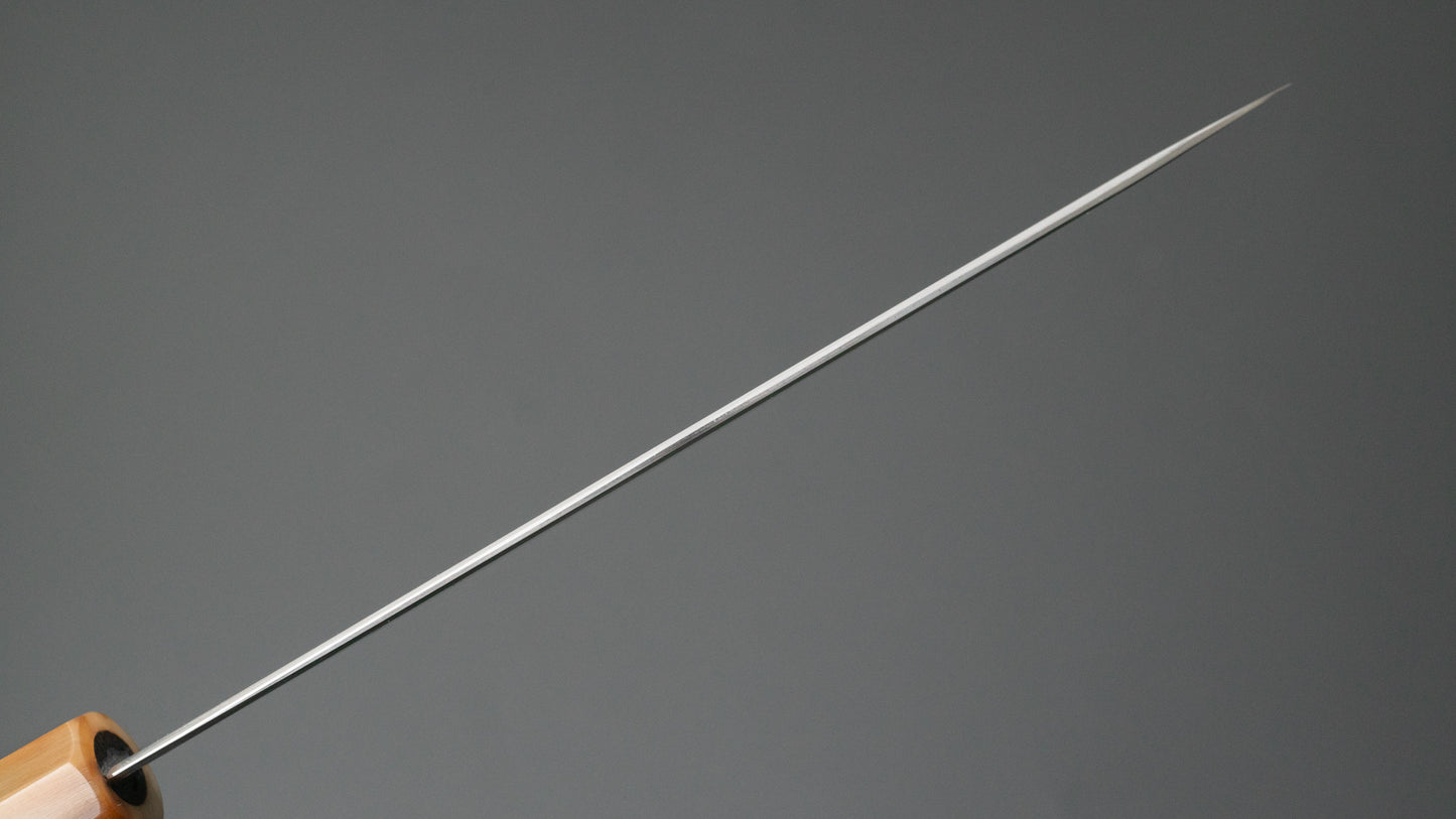 Hitohira Togashi Blue #1 Stainless Clad Migaki Petty 165mm Ziricote Handle