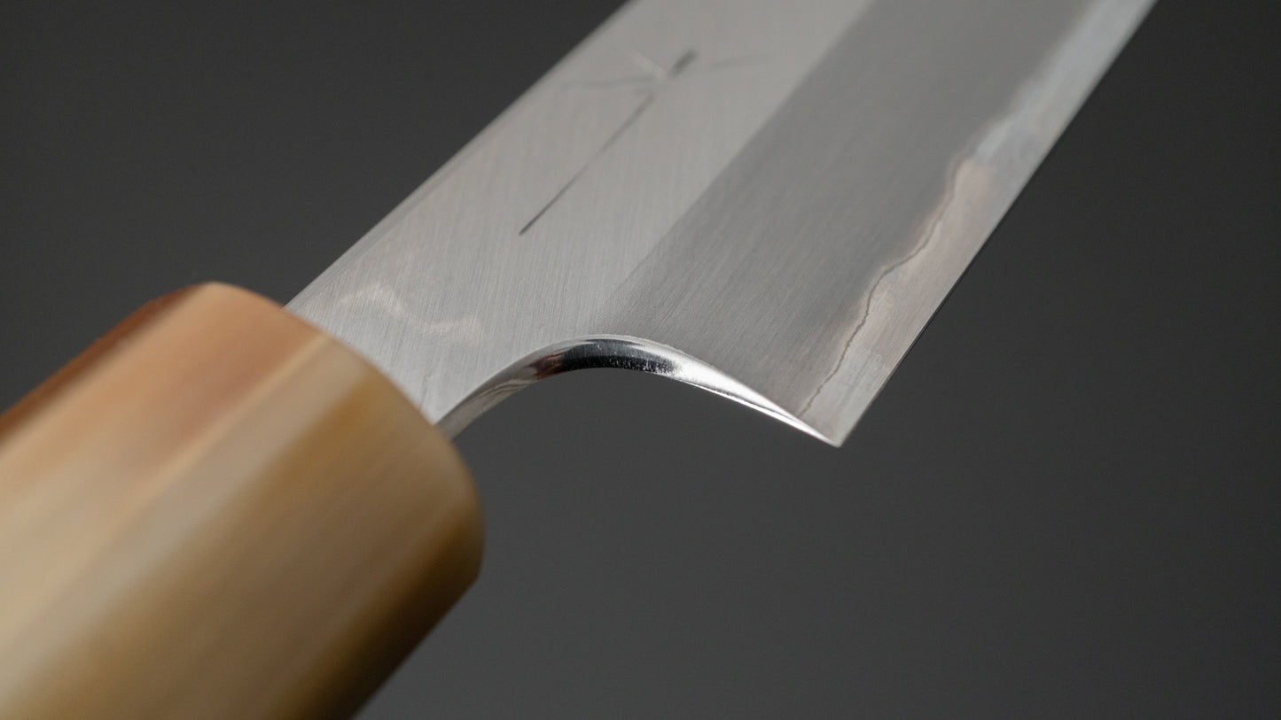 Hitohira Togashi Blue #1 Stainless Clad Migaki Petty 165mm Ziricote Handle