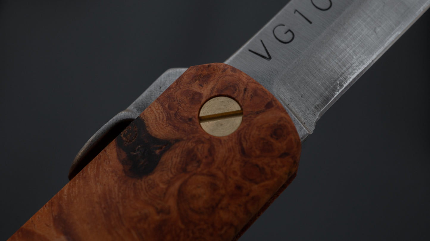 Higonokami VG10 Folding Knife Quince Handle