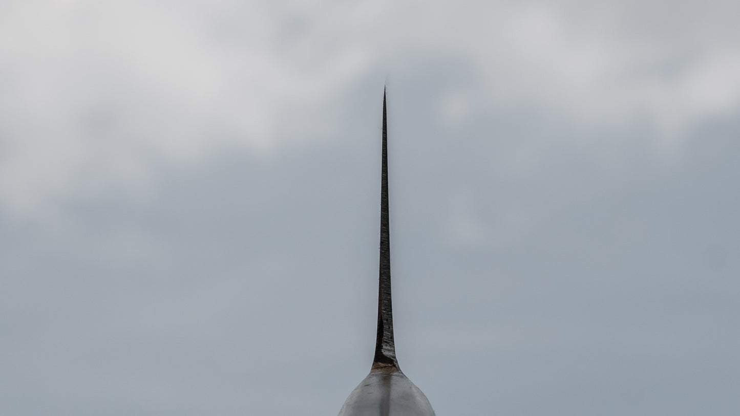 Kogetsu Wit #1 Gyuto 210 mm wijnpakka-handvat 