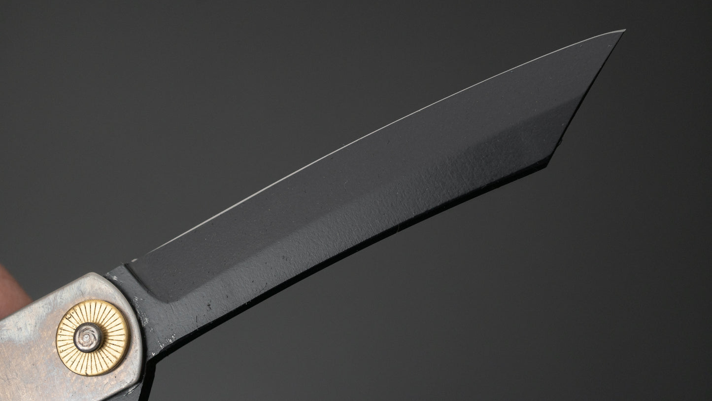 Higonokami Custom Folding Knife Large Titanium Handle (#20)