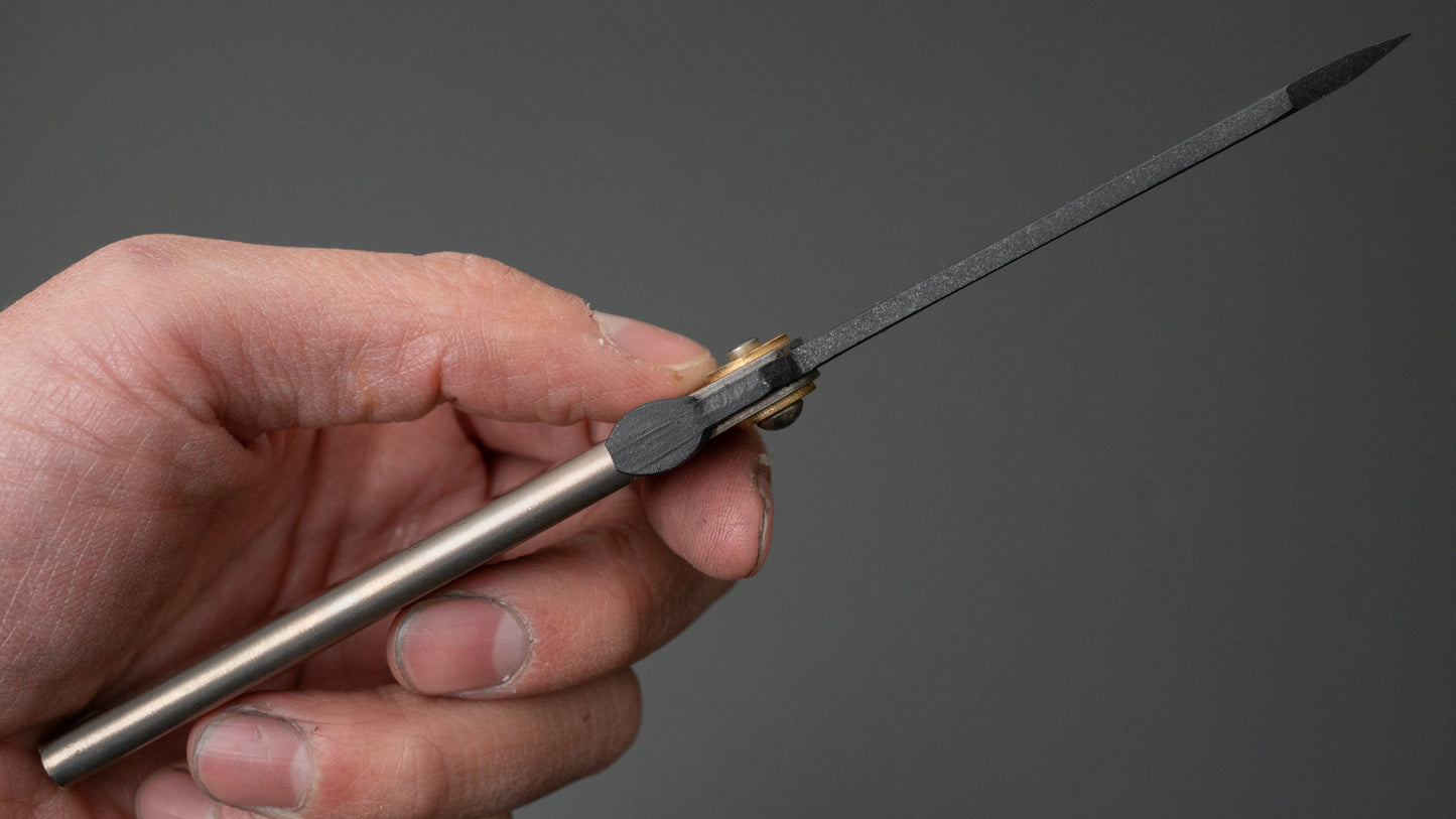 Higonokami Custom Folding Knife Large Titanium Handle (#20)