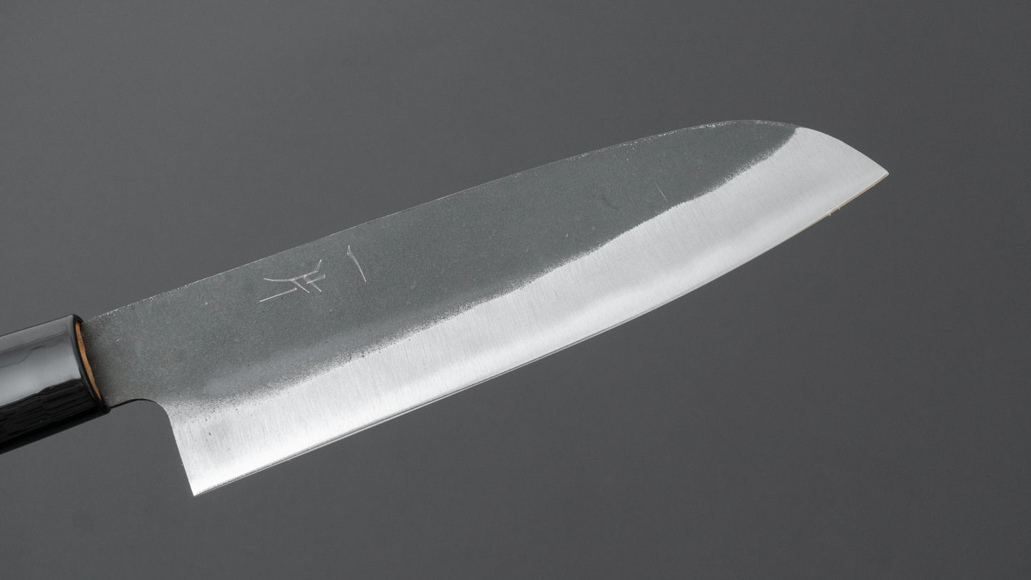 Hitohira Hizen Kurouchi White #2 Santoku 165mm Walnut Handle