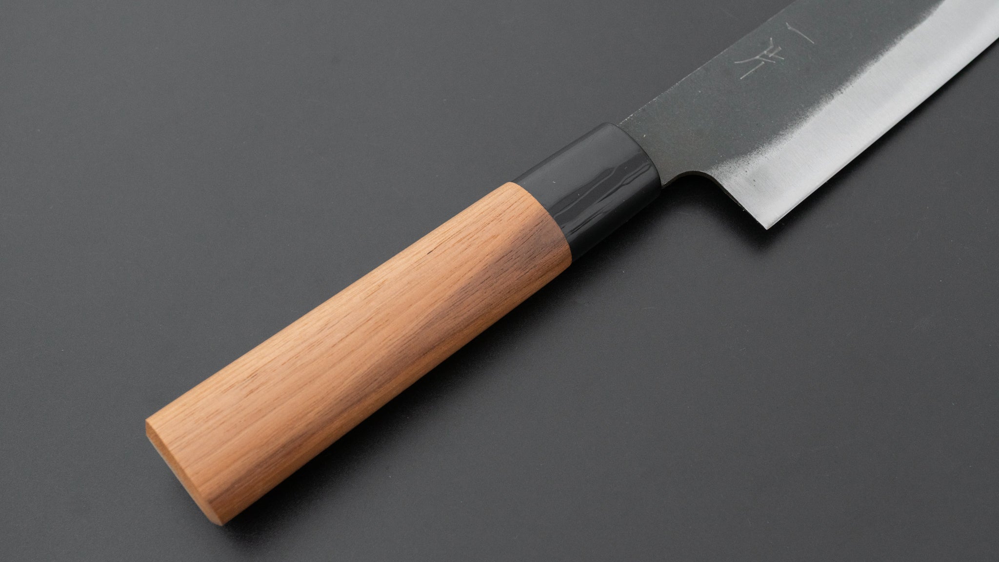 HITOto 2点セット Hitohira Hizen Kurouchi White #2 Santoku 165mm Walnut Handle