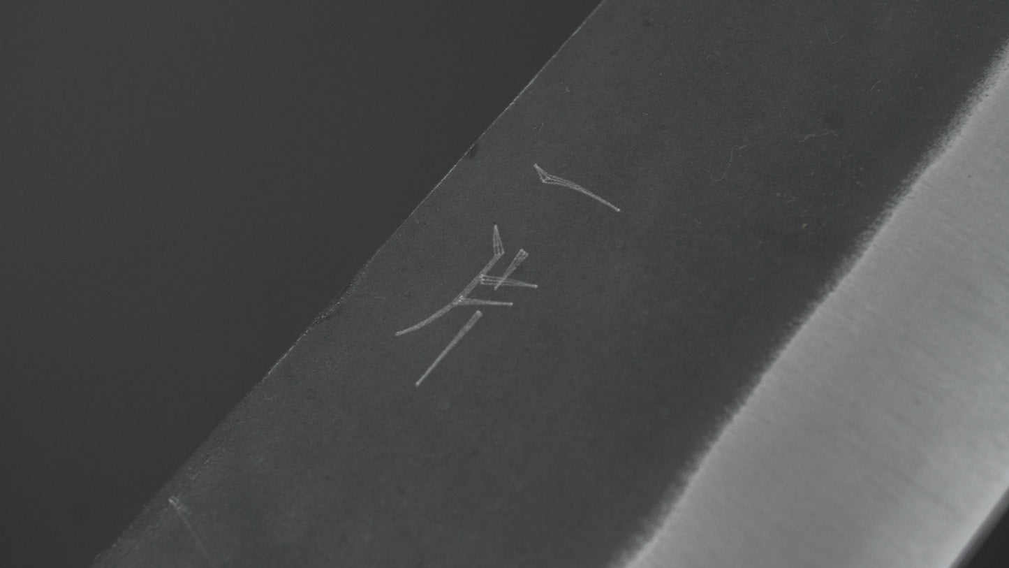 Hitohira Hizen Kurouchi Wit #2 Nakiri 165 mm walnoot handvat