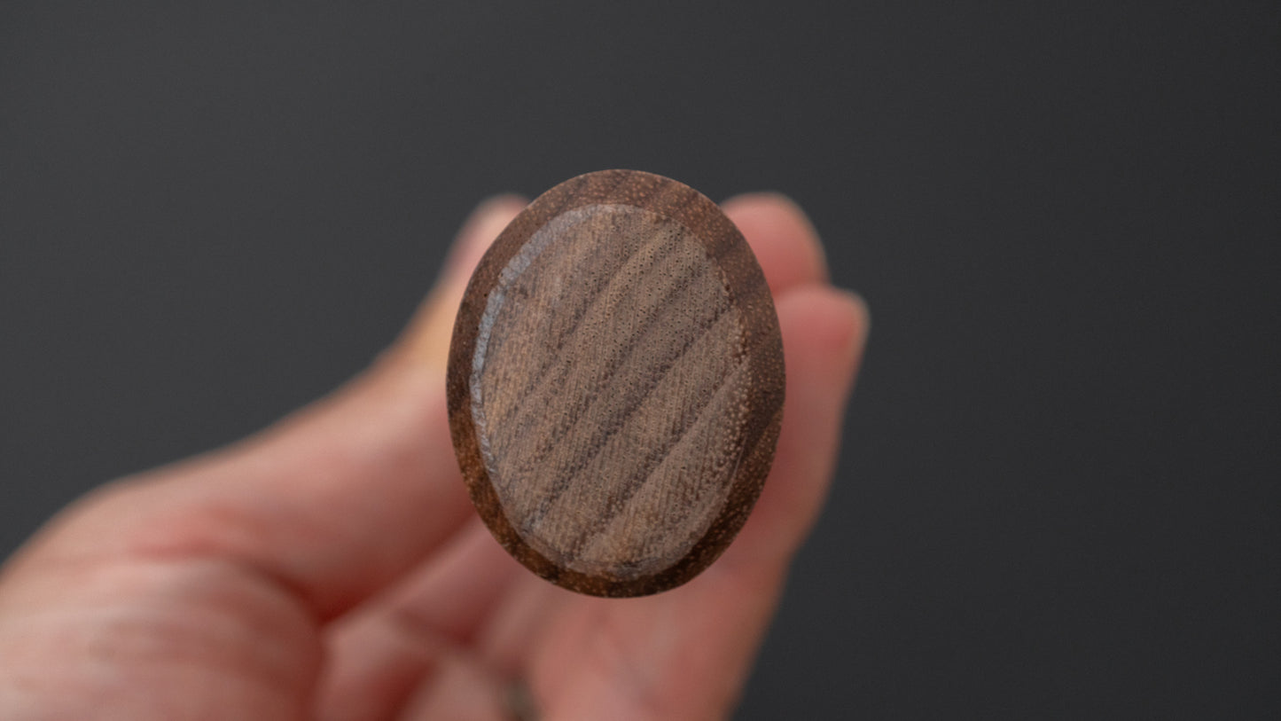 Hitohira Hizen Kurouchi Wit #2 Nakiri 165 mm walnoot handvat