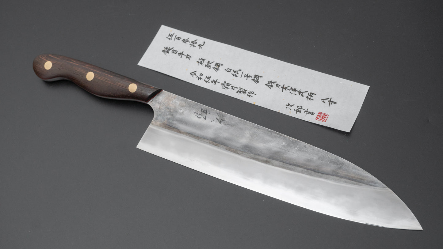 Jiro Tsuchime Yo Gyuto 240 mm Tagayasan-handvat (#539)