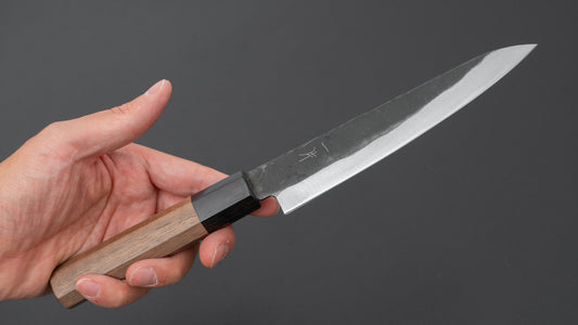 Hitohira Hizen Kurouchi Blue #1 Petty 150mm Walnoot Handvat