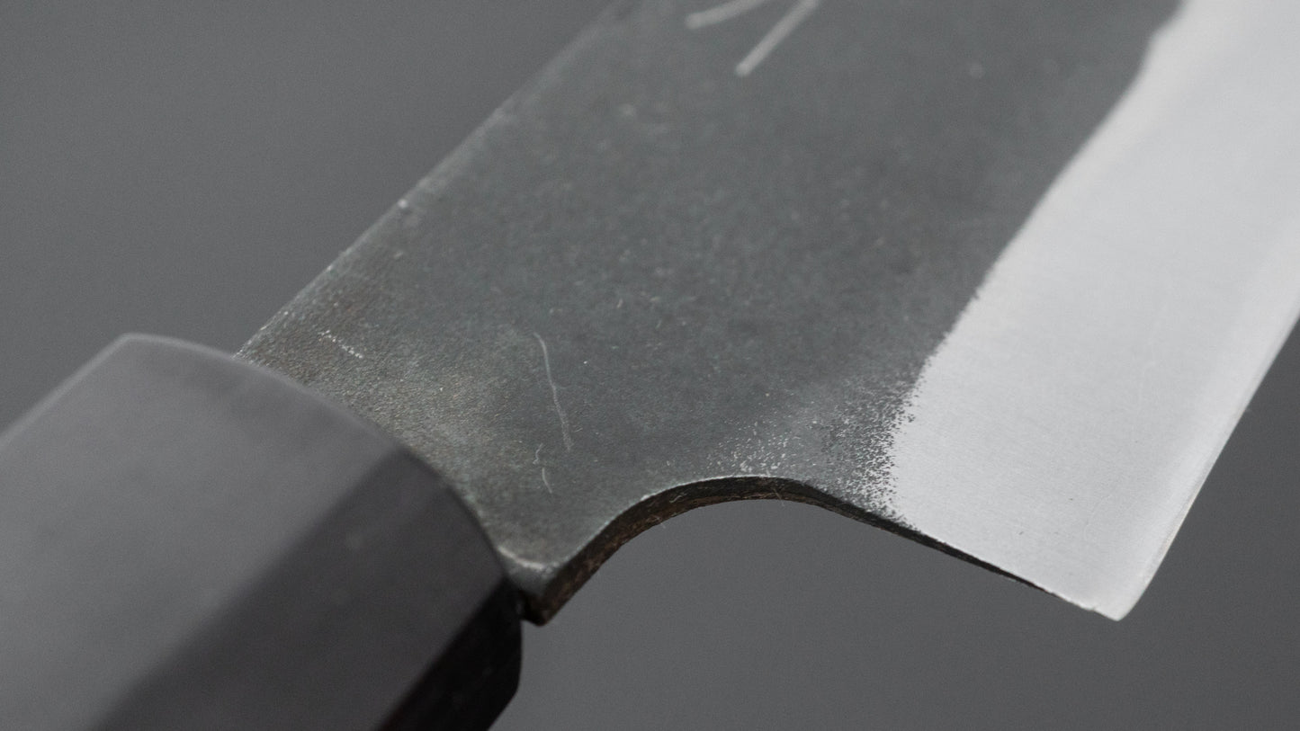 Hitohira Hizen Kurouchi Blue #1 Santoku 165mm Walnut Handle
