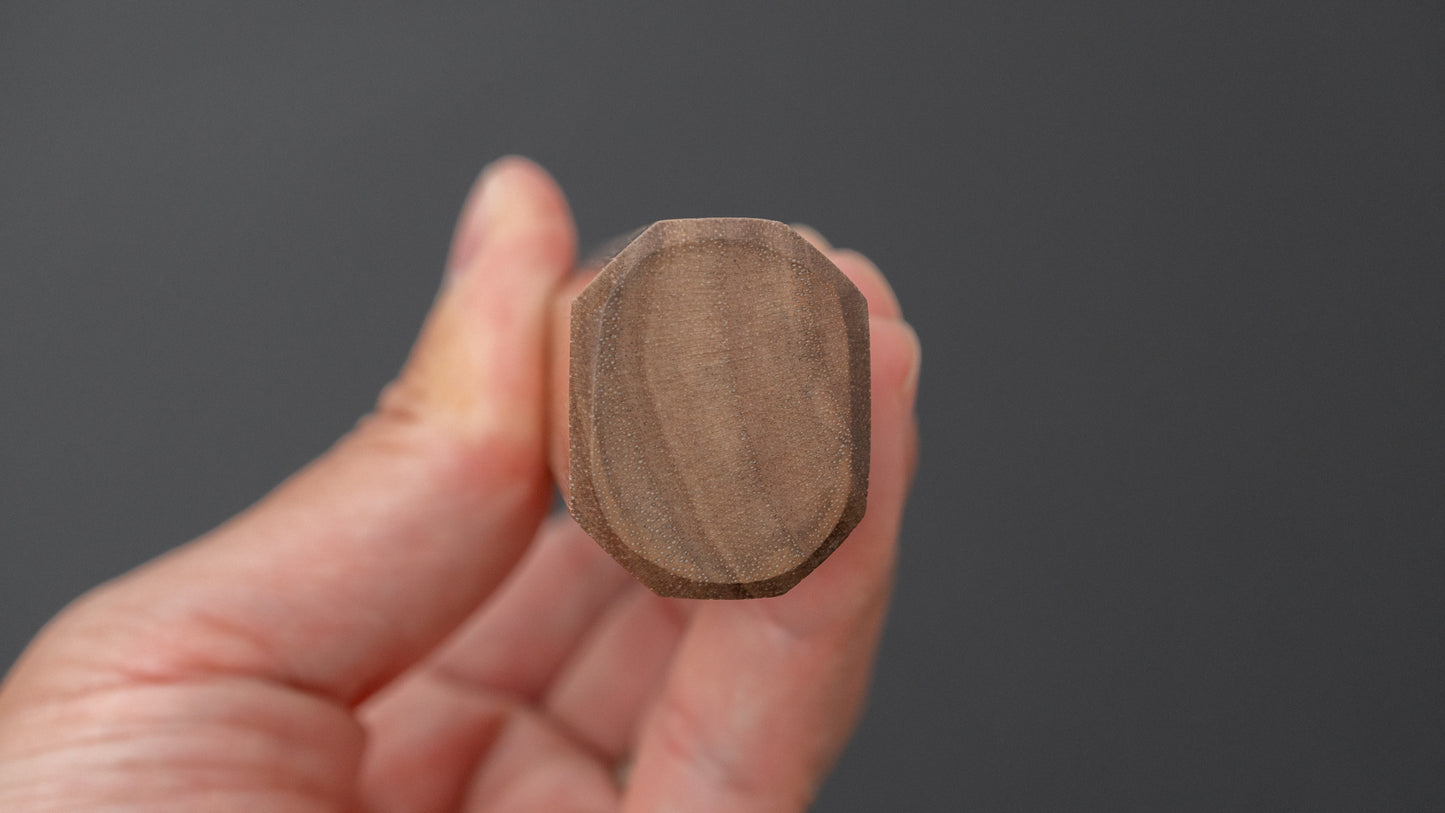 Hitohira Hizen Kurouchi Blue #1 Santoku 165mm Walnut Handle