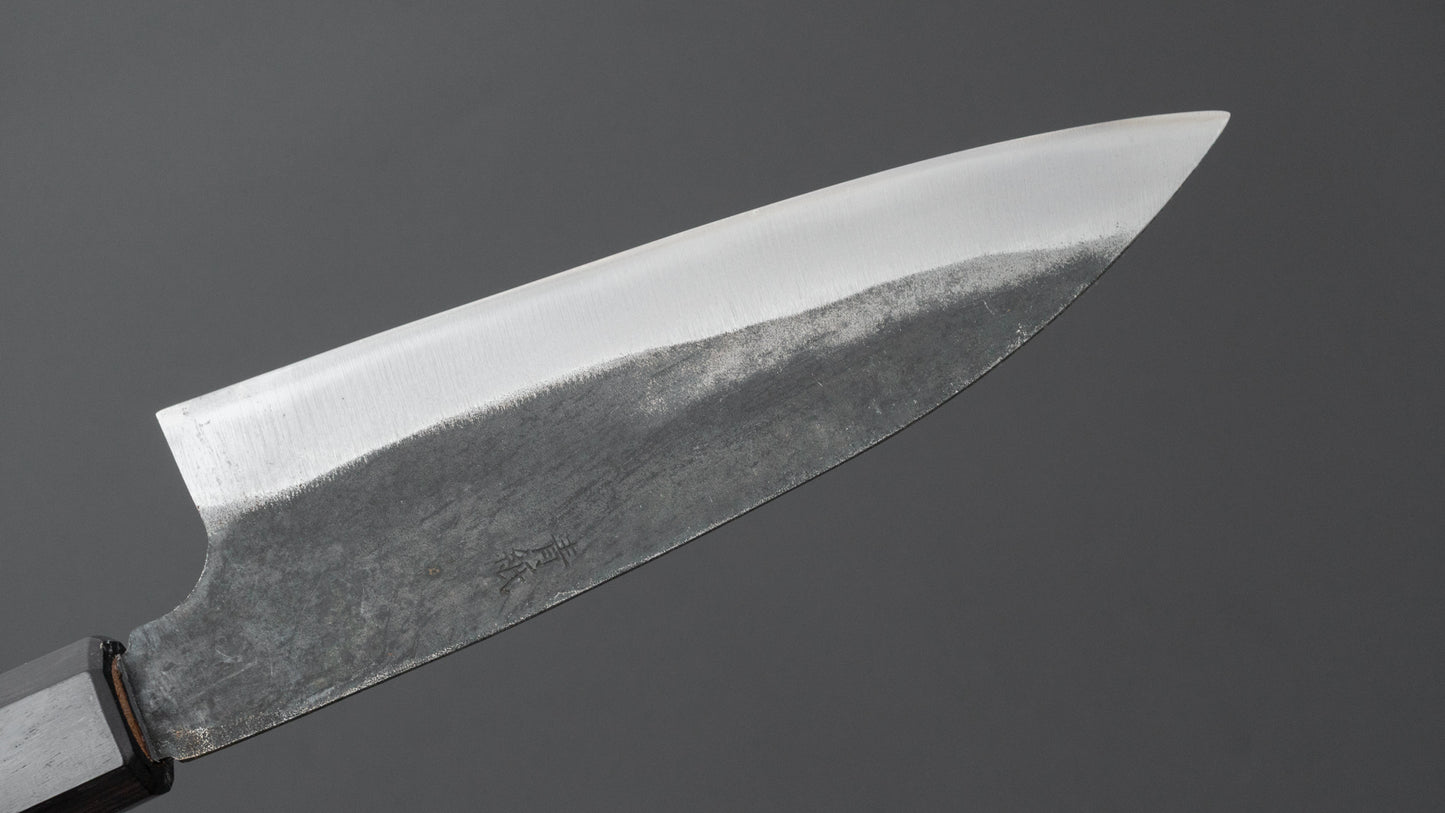 Hitohira Hizen Kurouchi Blue #1 Gyuto 155 mm walnoot handvat