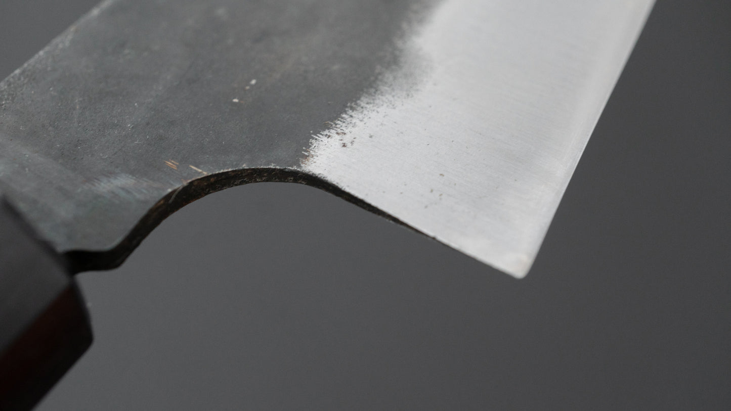 Hitohira Hizen Kurouchi Blue #1 Gyuto 155 mm walnoot handvat