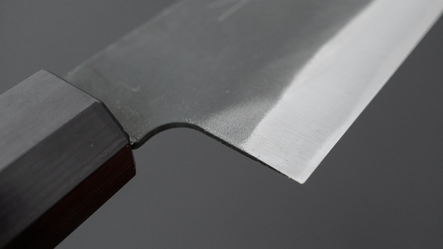 Hitohira Hizen Kurouchi Blue #1 Gyuto 210mm Walnut Handle