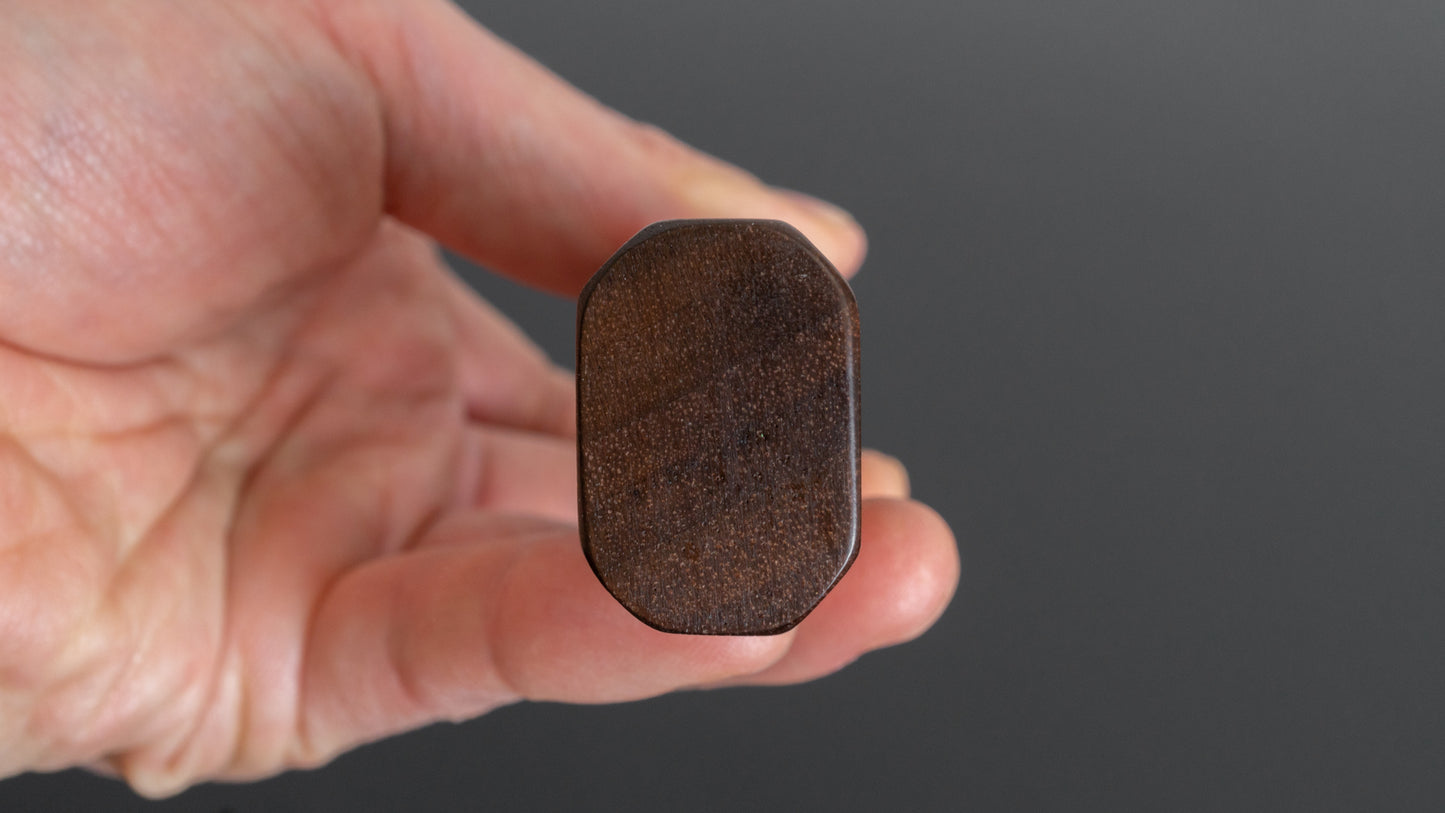 Hitohira TD Blue #2 Stainless Clad Nashiji Gyuto 210mm Walnut Handle