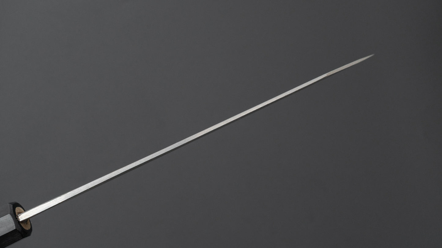 Hitohira Hizen Kurouchi Blue #1 Stainless Clad Bunka 190mm Ho Wood Handle