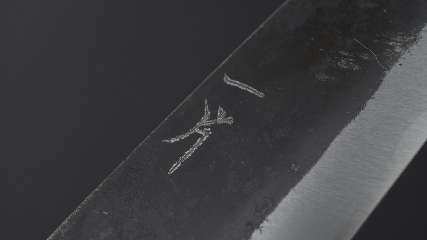 Hitohira Onihiro Wit #1 Santoku 150 mm Ho houten handvat (D-vorm)