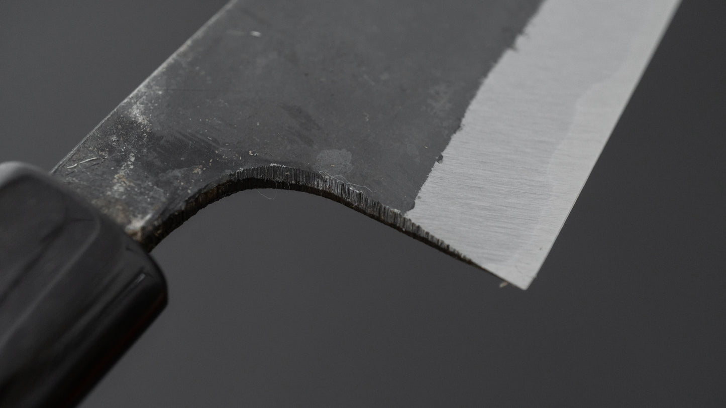 Hitohira Onihiro Wit #1 Santoku 150 mm Ho houten handvat (D-vorm)