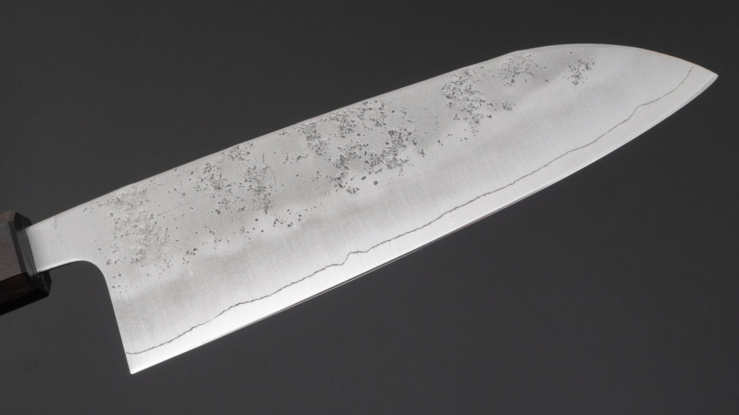 Hitohira Futana S3 Nashiji Santoku 170mm Jindai Elm Handle