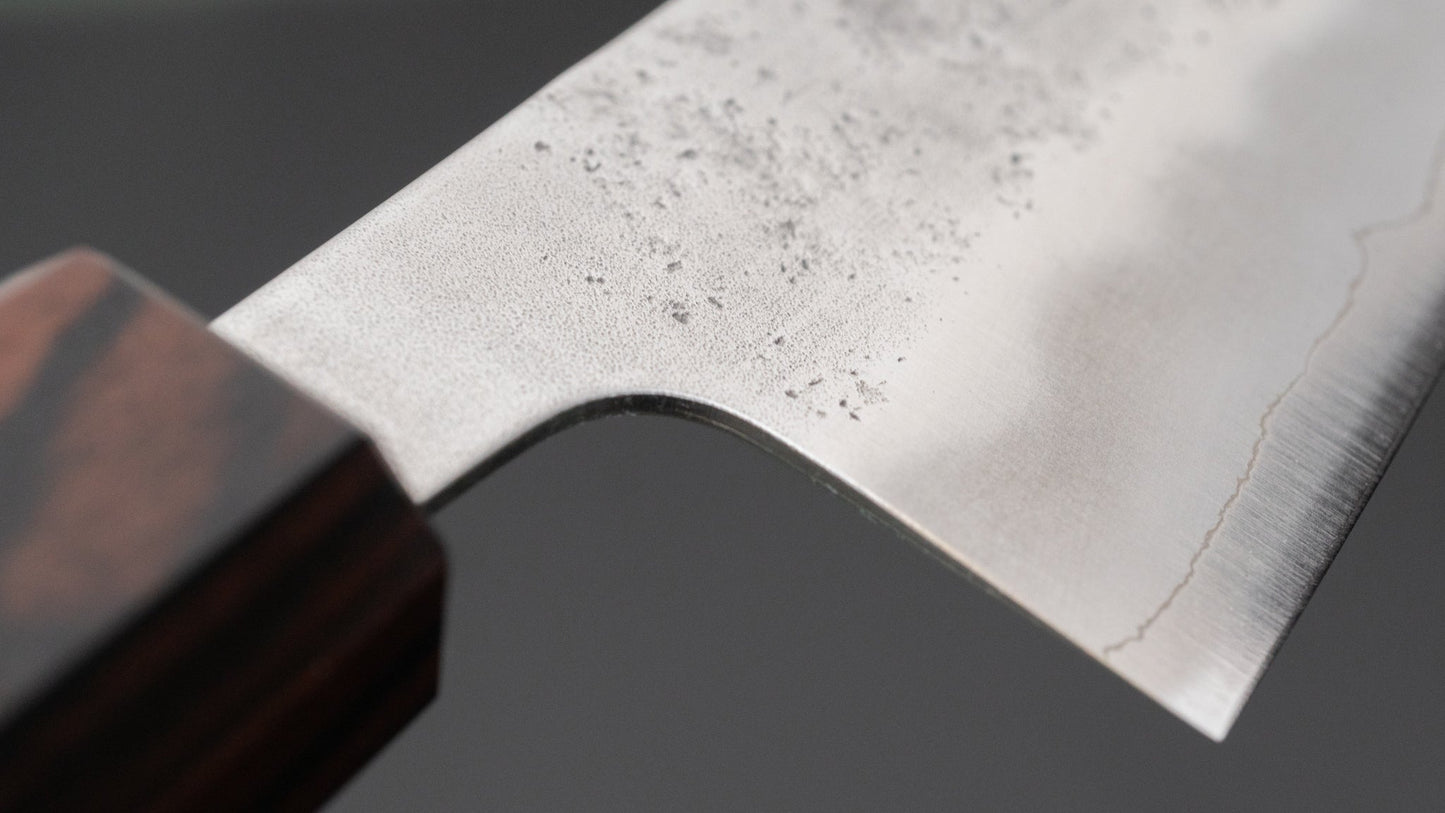 Hitohira Futana S3 Nashiji Gyuto 210mm Jindai Elm Handle