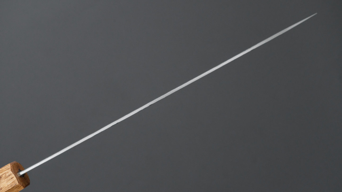 Hitohira Futana SLD Nashiji Gyuto 210 mm eikenhouten handvat