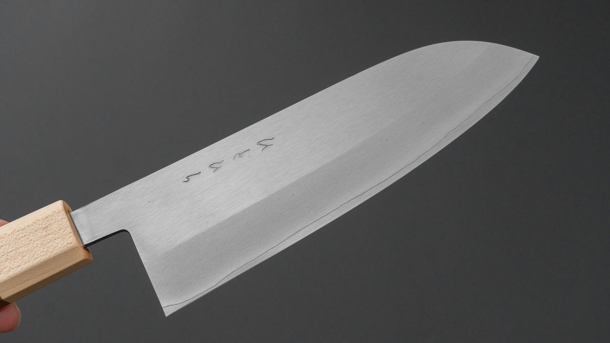 Hitohira TD SLD Migaki Santoku 165mm Walnut Handle