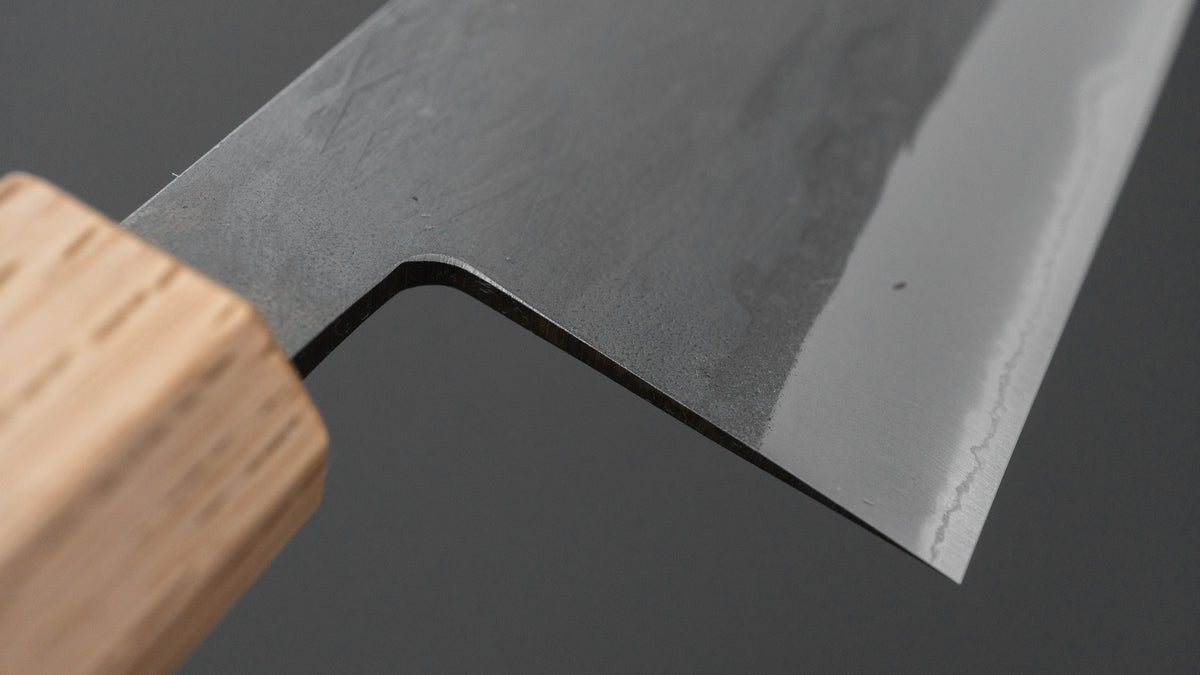 Hitohira TD Blue #2 Stainless Clad Kurouchi Santoku 165mm Wenge Handle