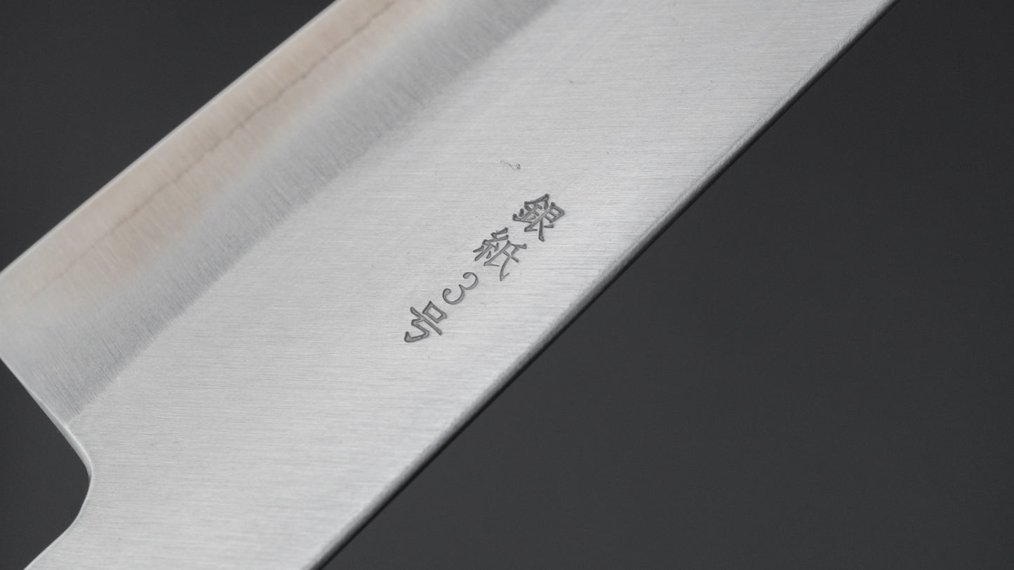 Hitohira Harima Silver #3 Migaki Bunka Walnut Handle