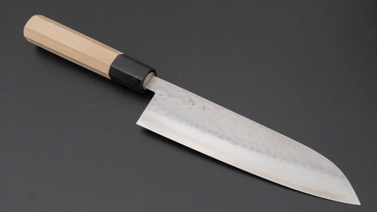 Hitohira NM Tsuchime Gyuto 180mm Ho Wood Handle