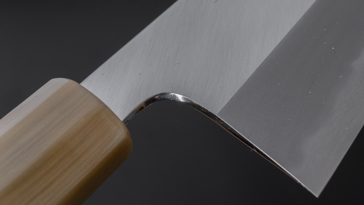 Hitohira Tanaka Kyuzo Blue #1 Migaki Gyuto 240mm Taihei Ebony Handle (Extra Height)