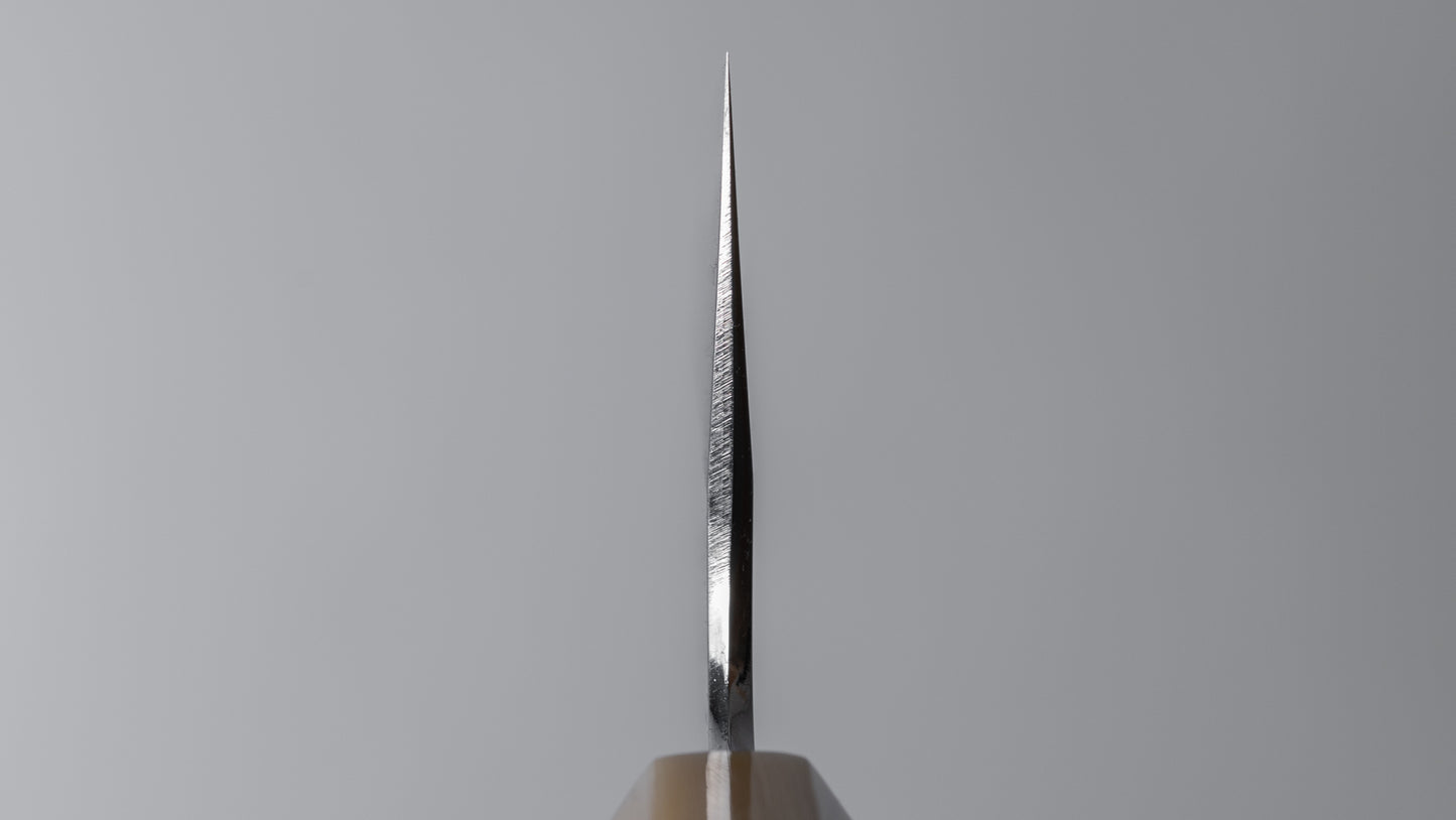 Hitohira Tanaka Kyuzo Blue #1 Migaki Gyuto 240mm Taihei Ebony Handle (Extra Height)