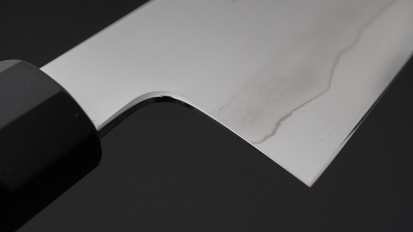 Tetsujin Zilver #3 Ukiba Gyuto 240 mm Taihei Tagayasan-handvat