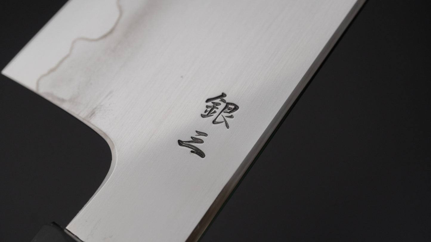 Tetsujin Zilver #3 Ukiba Gyuto 240 mm Taihei Tagayasan-handvat