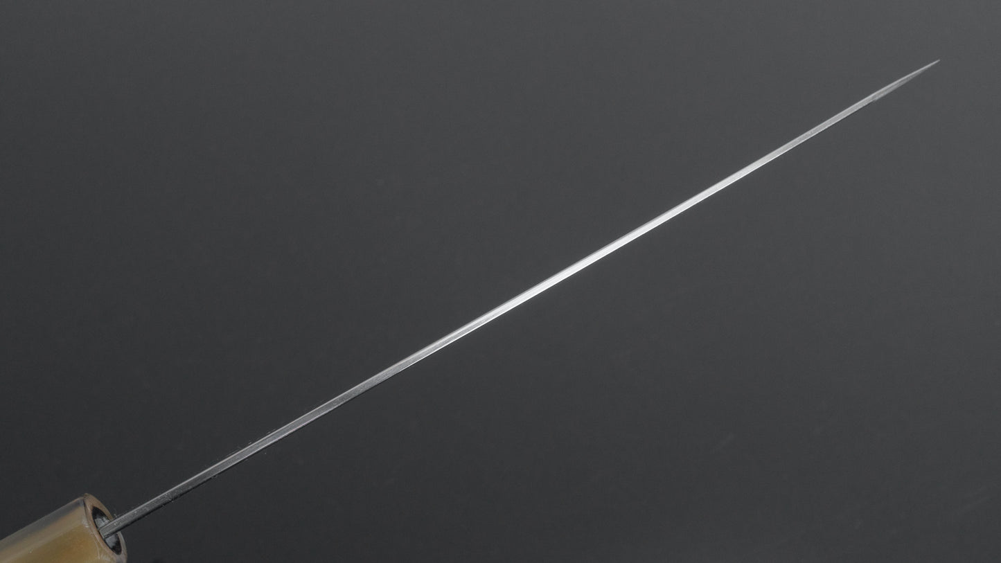 Hitohira Togashi Blue #1 Stainless Clad Mirror Polished Gyuto 210mm Taihei Makassar Ebony Handle