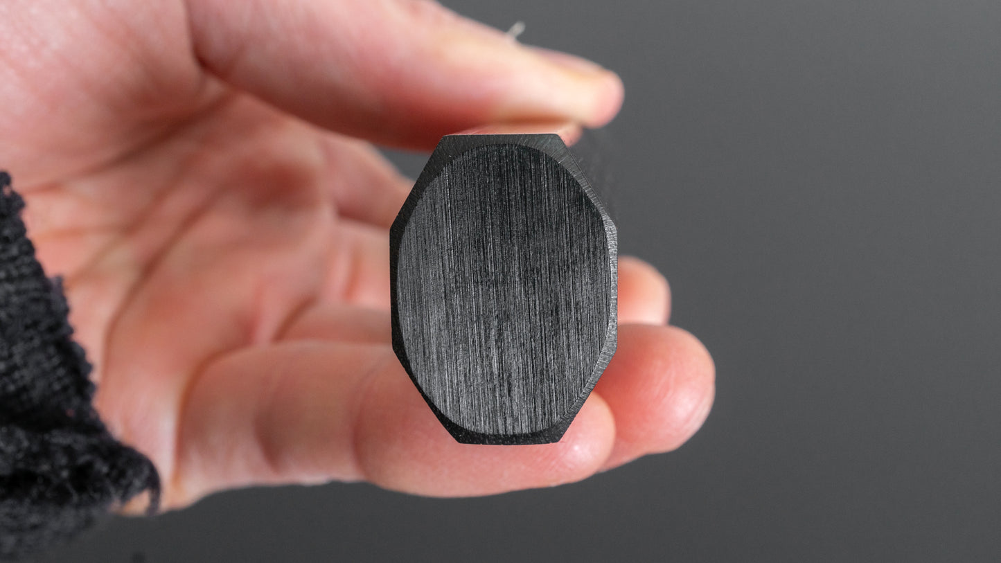 Hitohira Togashi Blue #1 Stainless Clad Mirror Polished Gyuto 210mm Taihei Makassar Ebony Handle