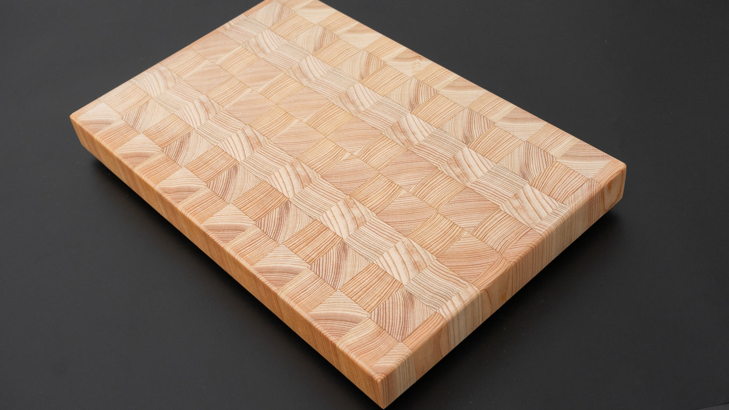 Hitohira Hinoki Endgrain Cutting Board #06
