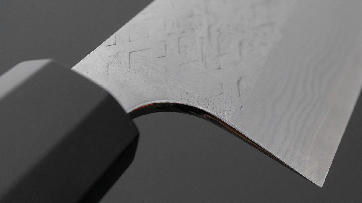 Hitohira Echizen Forged VG XEOS Santoku 165mm Ebony Handle