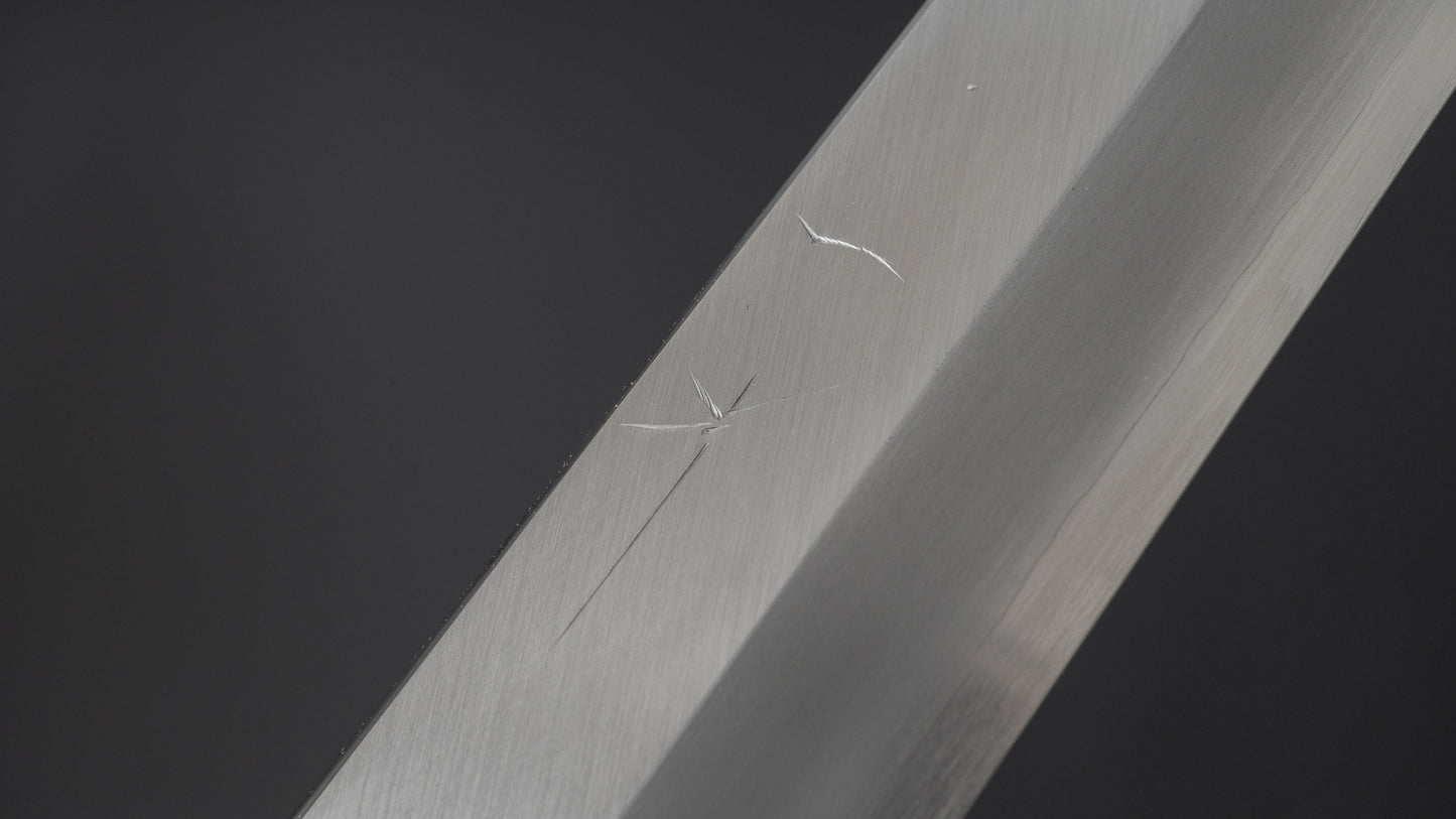 Hitohira Kikuchiyo Mosuke Silver #3 Kiritsuke Yanagiba 300mm Ho Wood Handle (Saya)