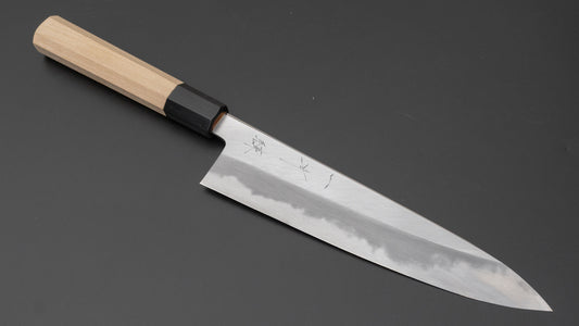 Hitohira Tanaka Ren Wit #2 Gyuto 210 mm Ho houten handvat
