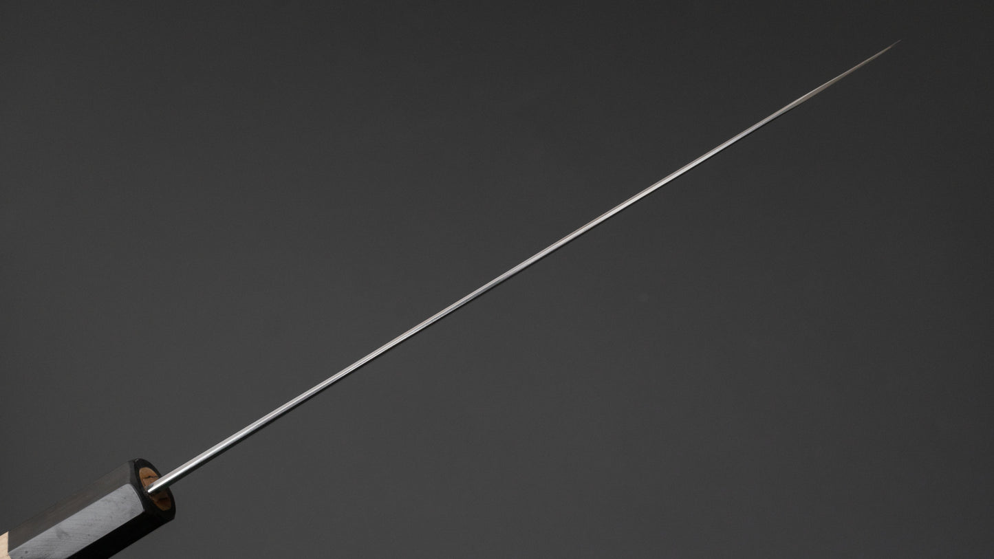 Hitohira Tanaka Ren Wit #2 Gyuto 210 mm Ho houten handvat