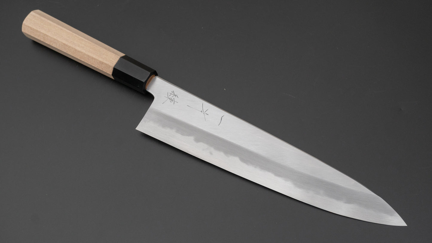 Hitohira Tanaka Ren White #2 Gyuto 240mm Ho Wood Handle