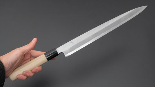 Hitohira Togashi Wit #2 Yanagiba 300mm Ho Houten Handvat (D-vorm/Saya)