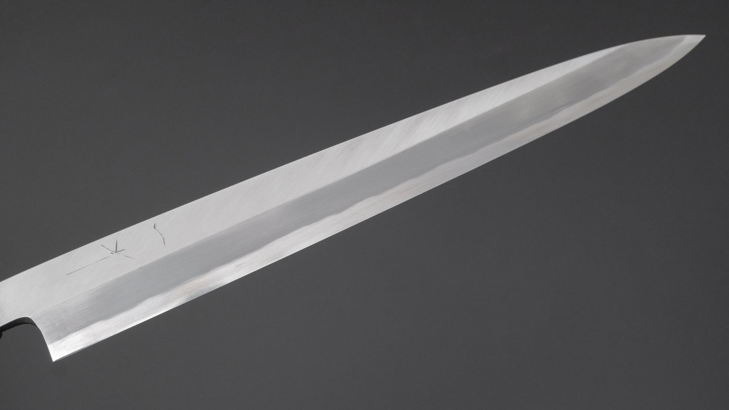 Hitohira Togashi White #2 Yanagiba 300mm Ho Wood Handle (D-shape/Saya)