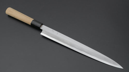 Hitohira Togashi Wit #2 Yanagiba 270mm Ho Houten Handvat D-vorm met Saya
